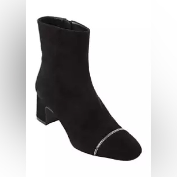 STUART WEITZMAN Milla Suede Block Heel Ankle Boots Size 8.5 - Picture 1 of 16
